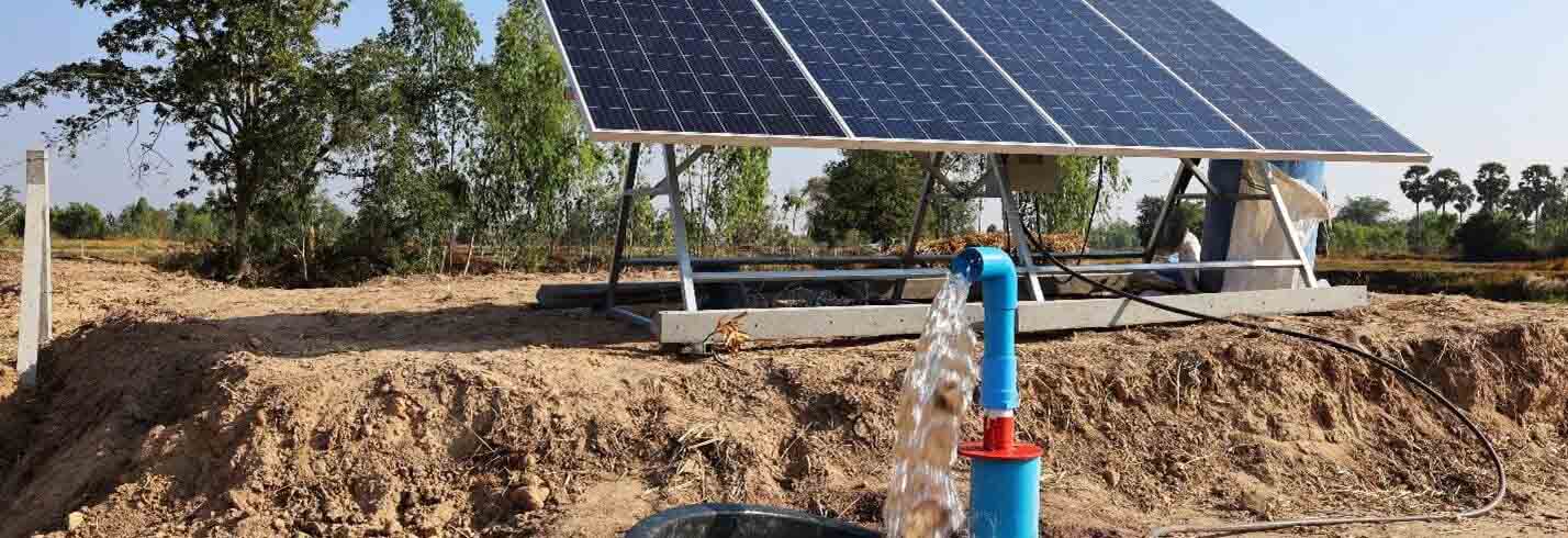 Solar Powered Drip Irrigation System